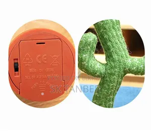 HelloKimi Singing Dancing Cactus Plush Toy for Kids