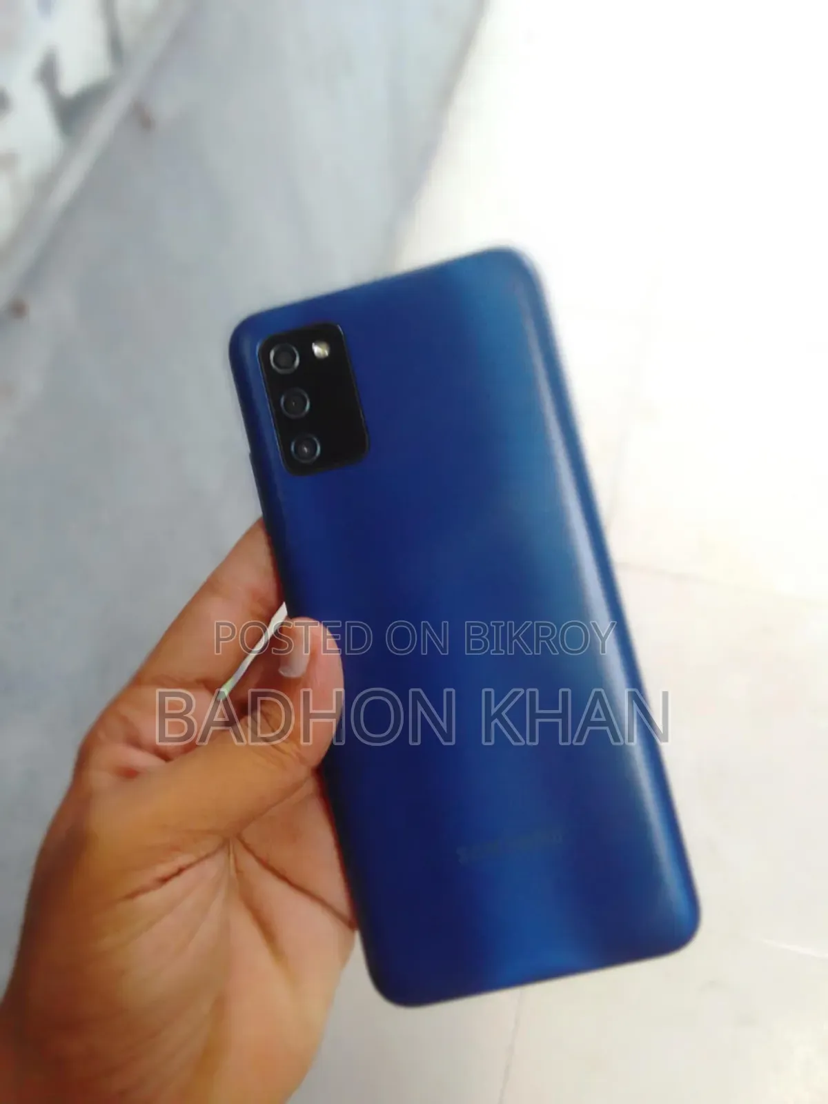 স্যামসাং গ্যালাক্সি এ০৩এস চৌষট্টি জিবি নীল