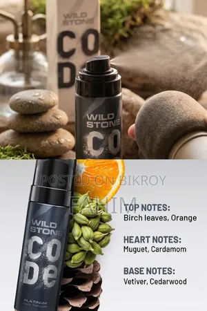 🖤 Wild Stone Code Platinum Body Perfume