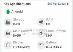 New Realme 15T 256 GB Black