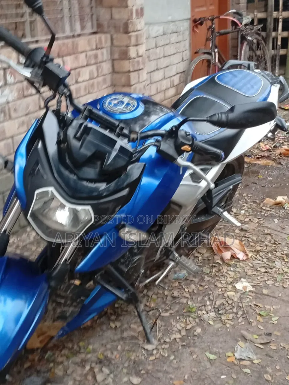 টিভিএস আপাচে ১৬০ ৪ভি ২০১৯ নীল
