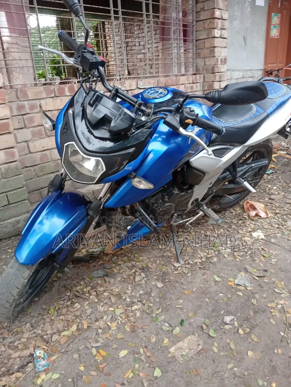 টিভিএস আপাচে ১৬০ ৪ভি ২০১৯ নীল