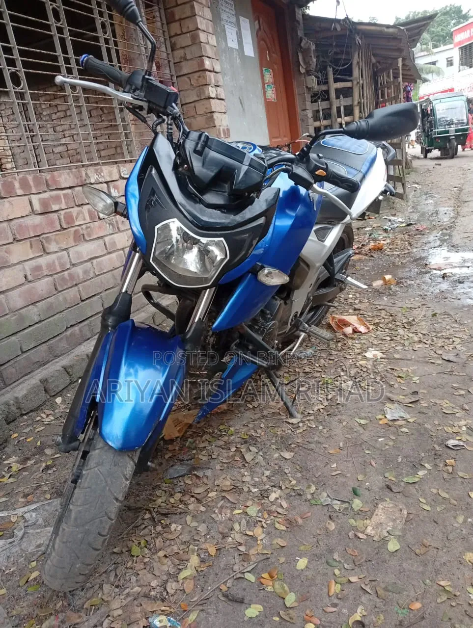 টিভিএস আপাচে ১৬০ ৪ভি ২০১৯ নীল