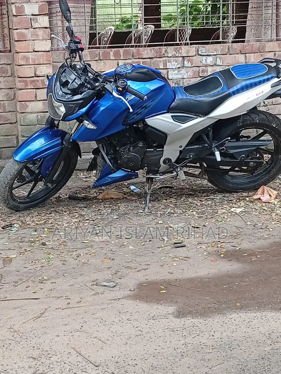 টিভিএস আপাচে ১৬০ ৪ভি ২০১৯ নীল
