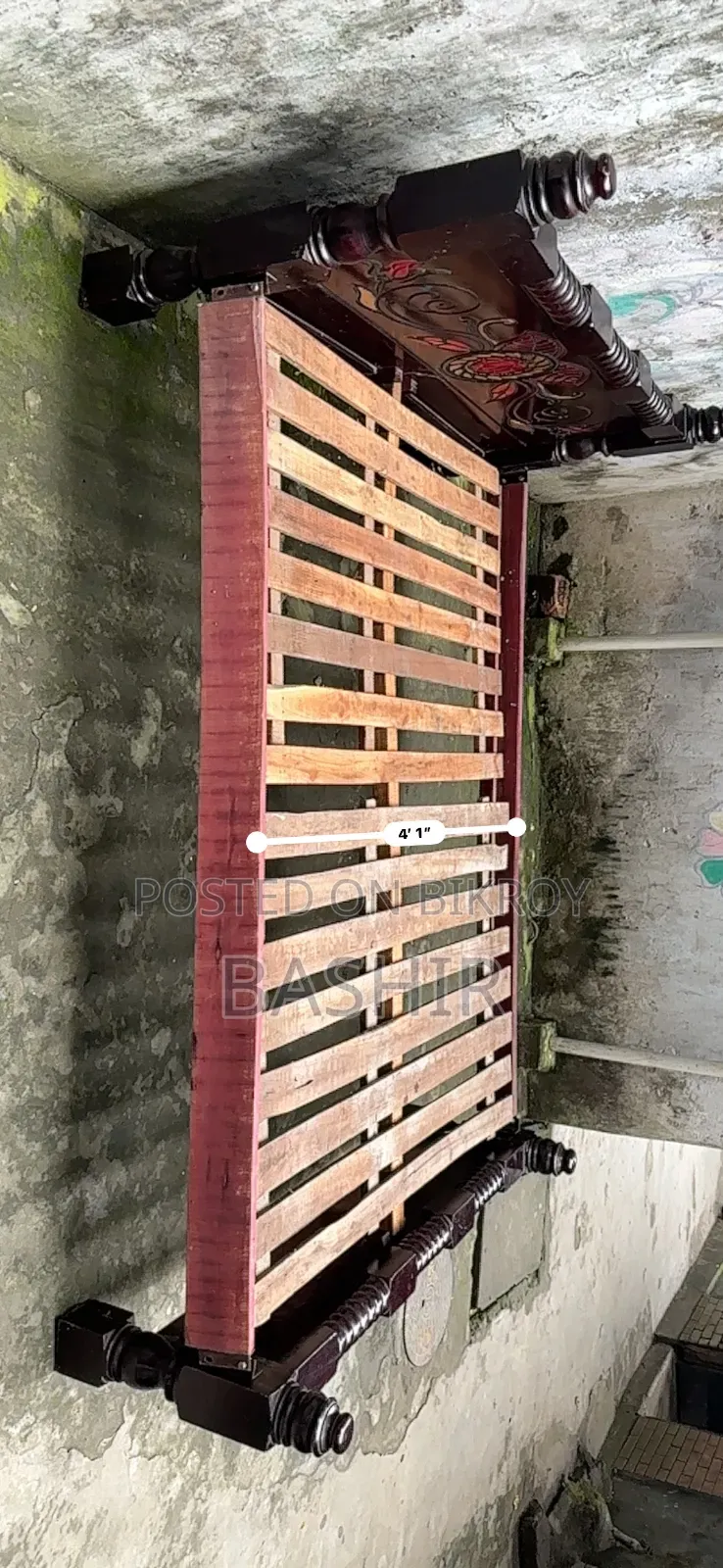 Used Wooden Bed for Sale