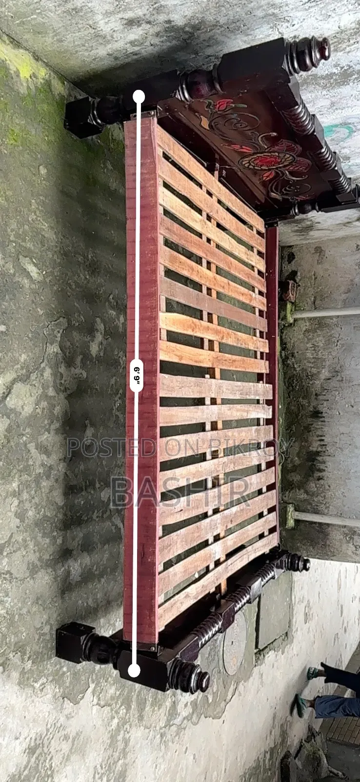 Used Wooden Bed for Sale