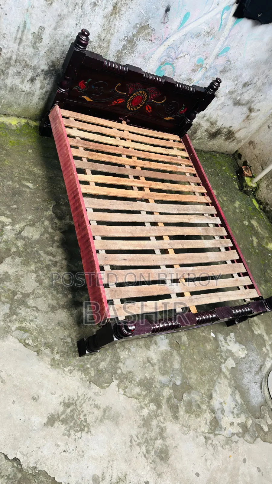 Used Wooden Bed for Sale