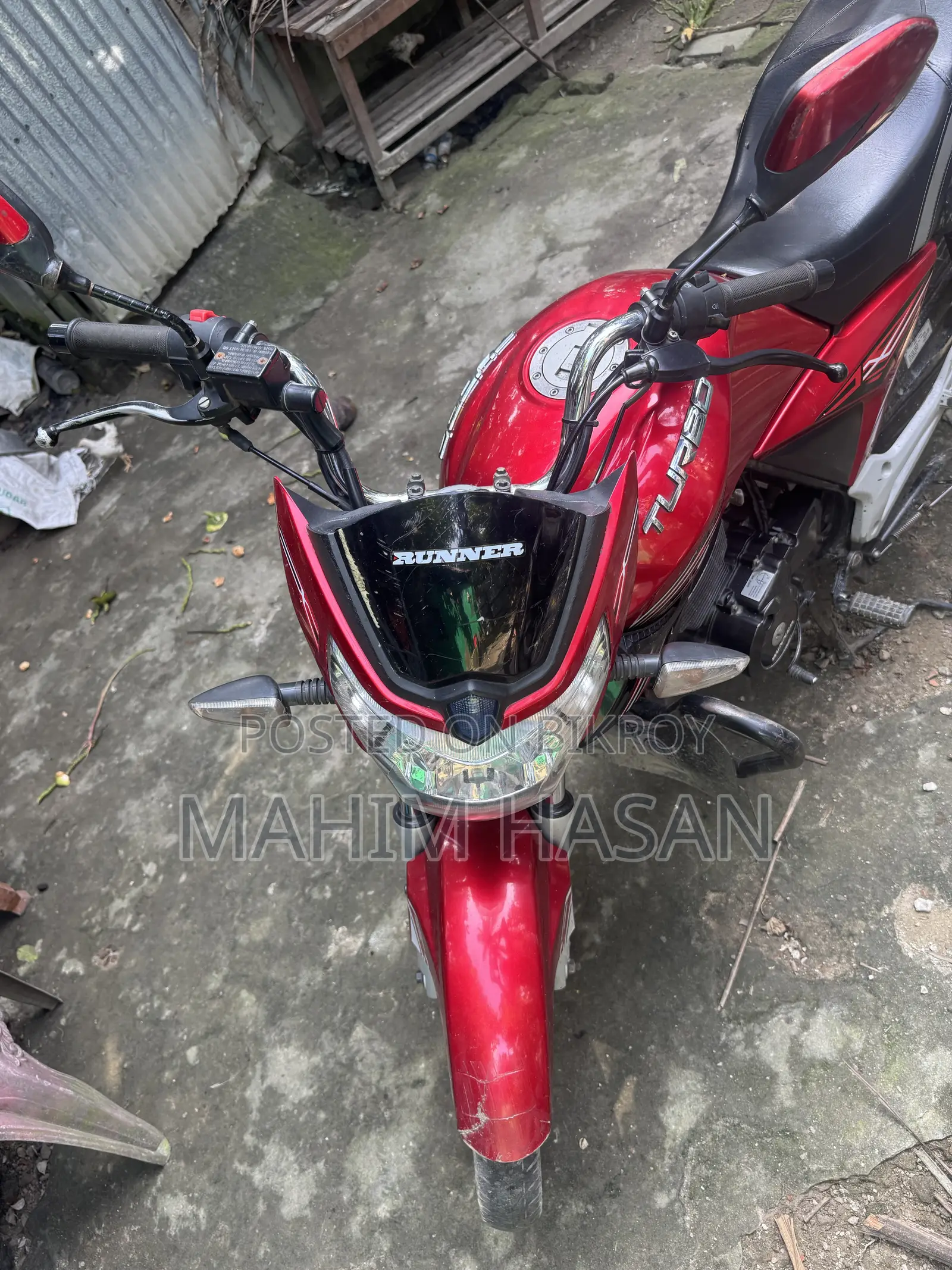 রানার টার্বো ১২৫ ২০১৯ লাল