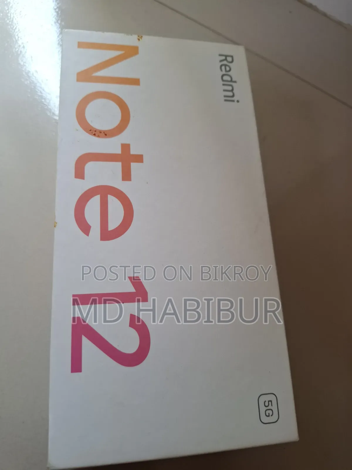 Xiaomi Redmi Note 12 5G 256 GB White