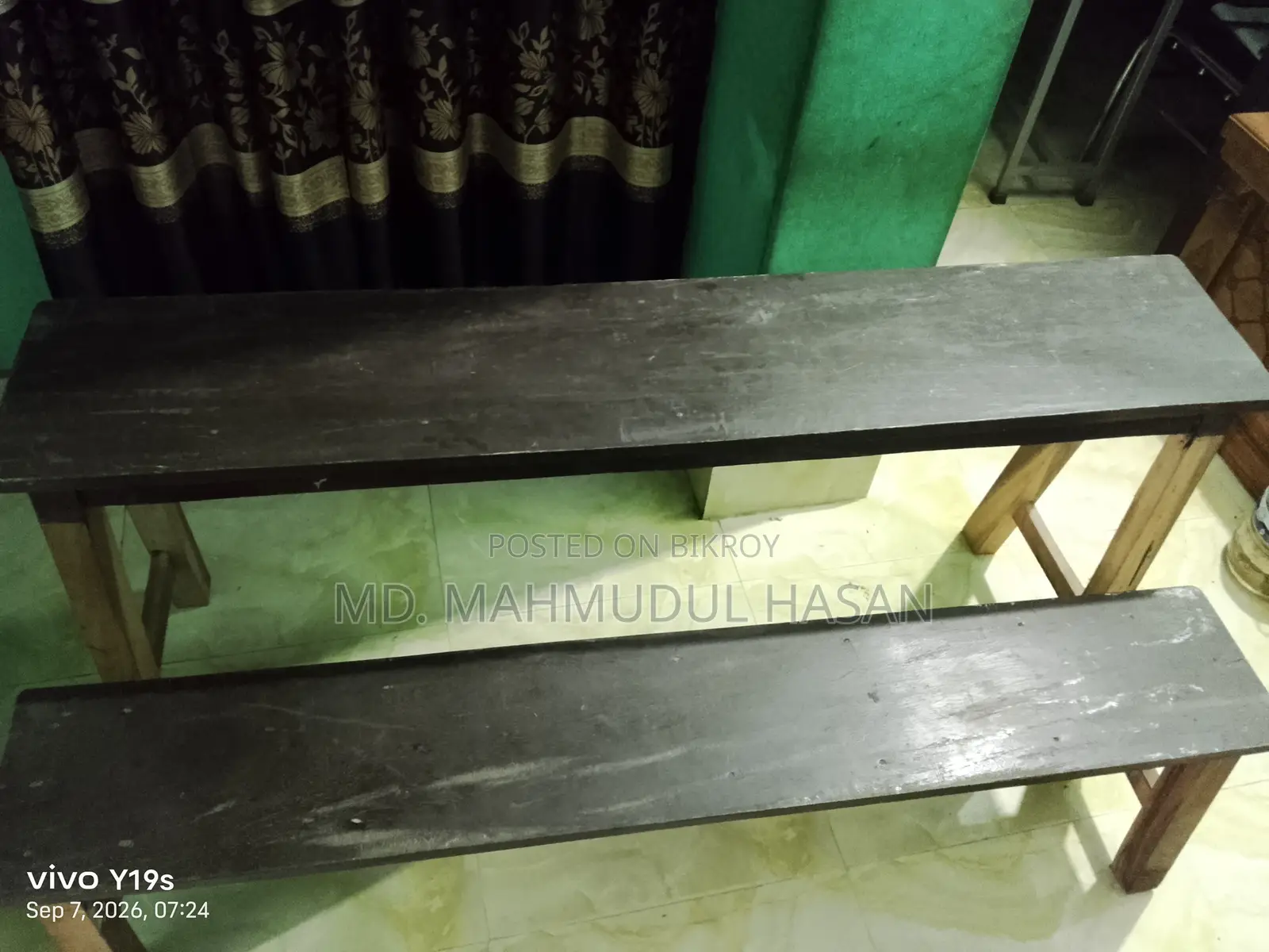 Bench for sale.