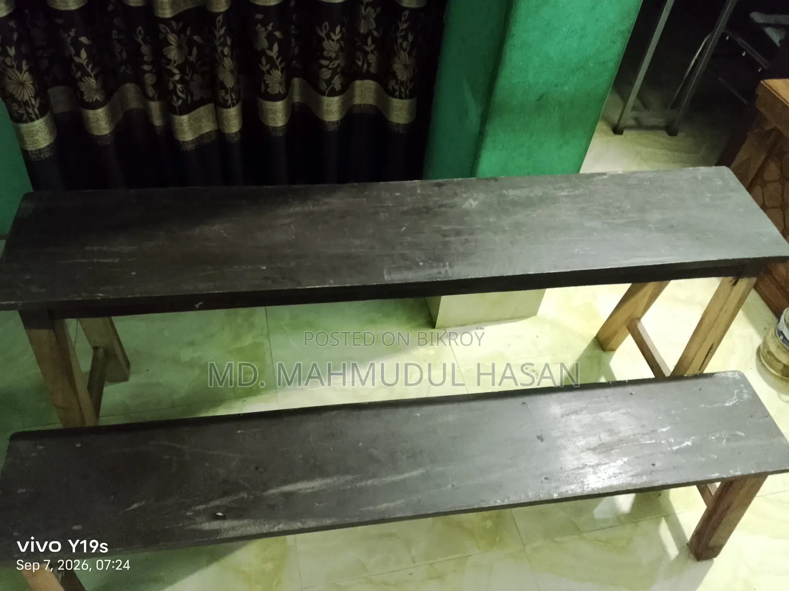Bench for sale.
