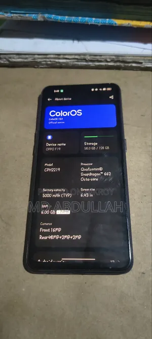 Oppo F19 Pro ১২৮ জিবি গ্রে