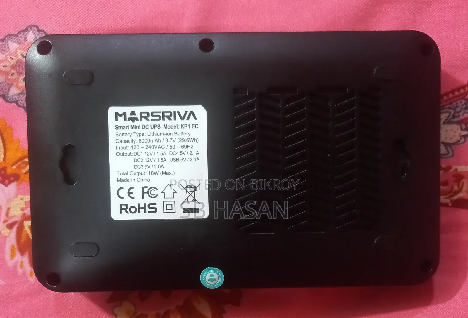 Mini Ups Marsriva Router Onu
