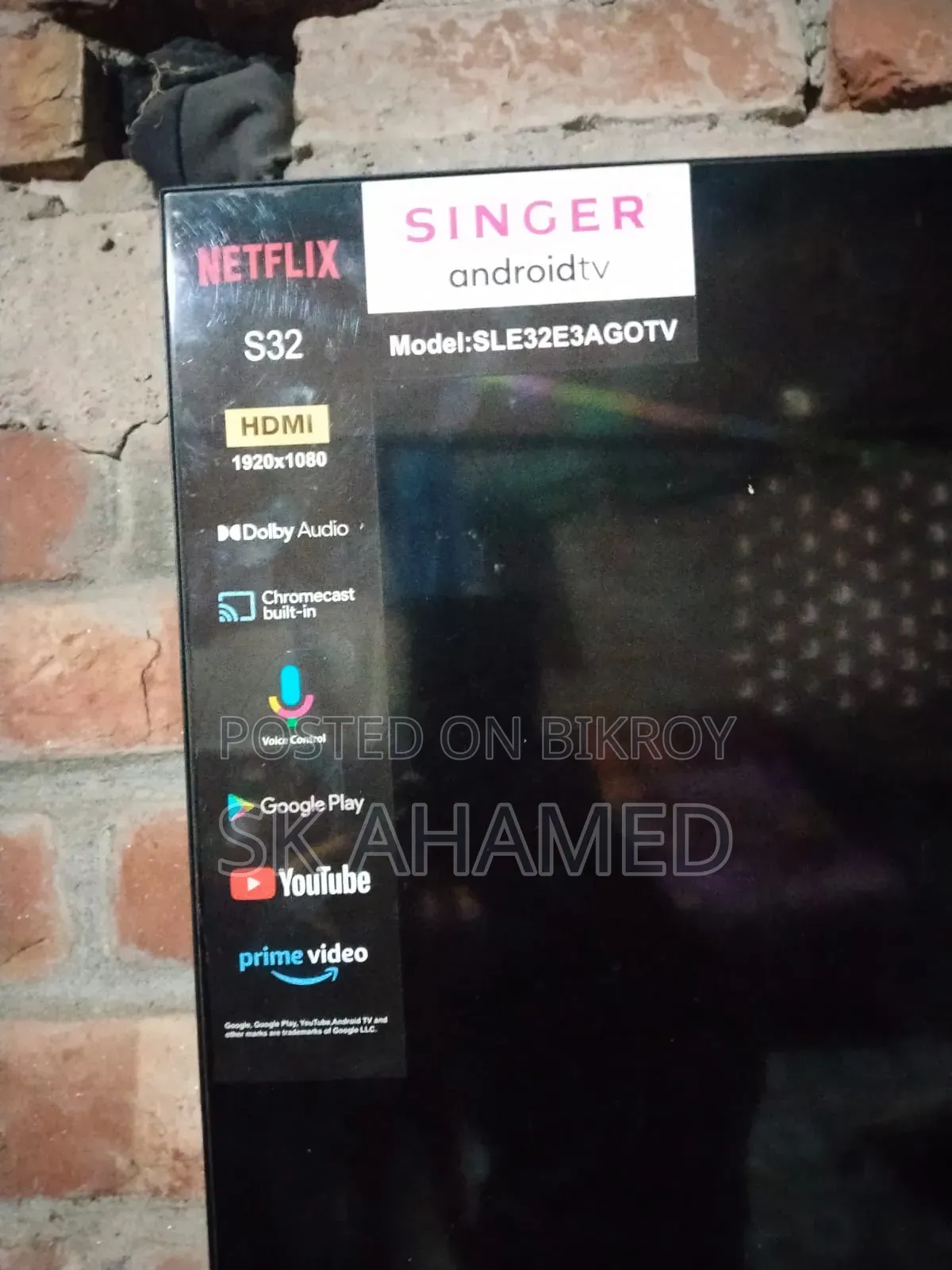 Singer 32 in Android TV