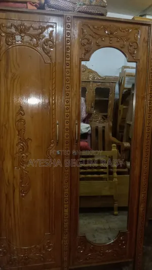 3 Part Teak Wood Wardrobe