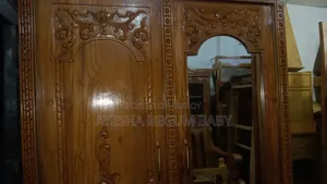 3 Part Teak Wood Wardrobe