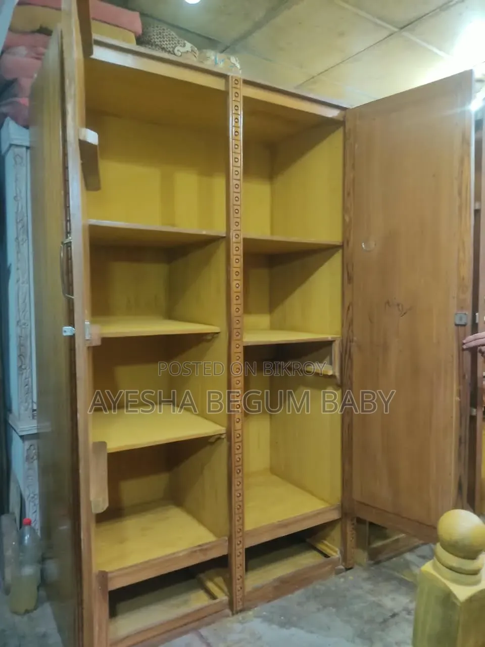 3 Part Teak Wood Wardrobe