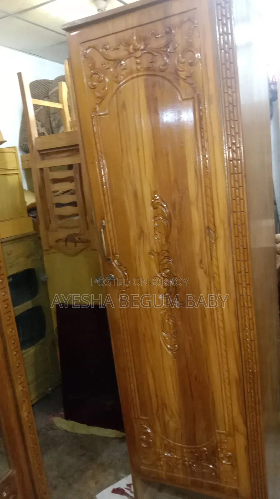 3 Part Teak Wood Wardrobe