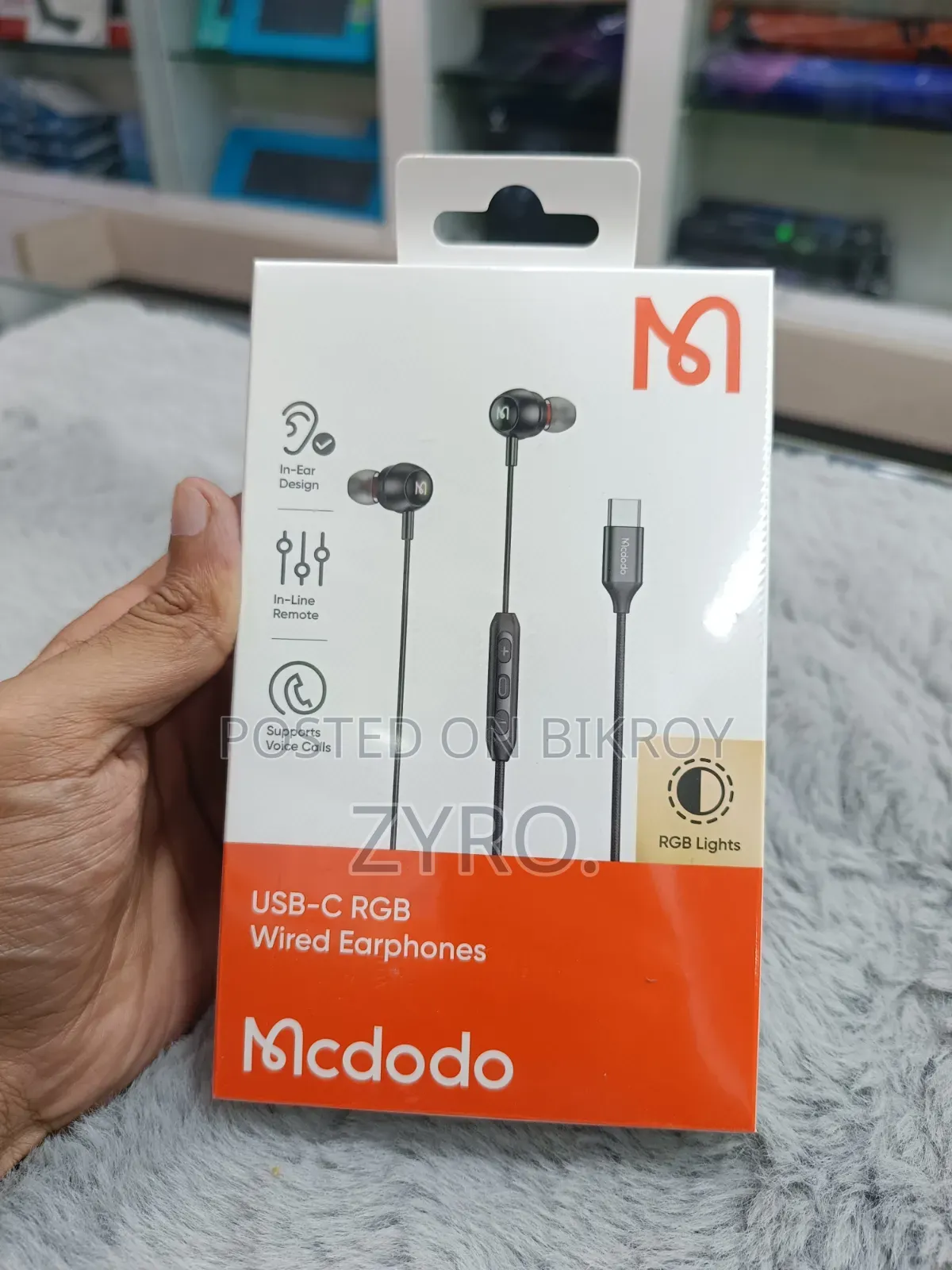 McDodo USB-C RGB Wired Earphone