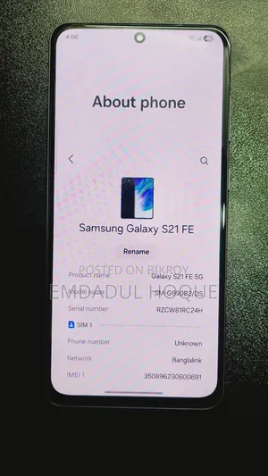 Samsung Galaxy S21 FE 5G 256 GB Gray