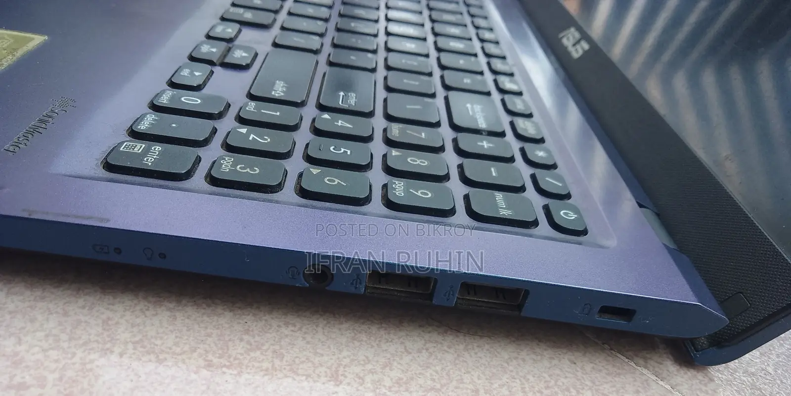 ল্যাপটপ ASUS Vivobook 15 12GB ইন্টেল কোর I5 HDD+SSD 1T