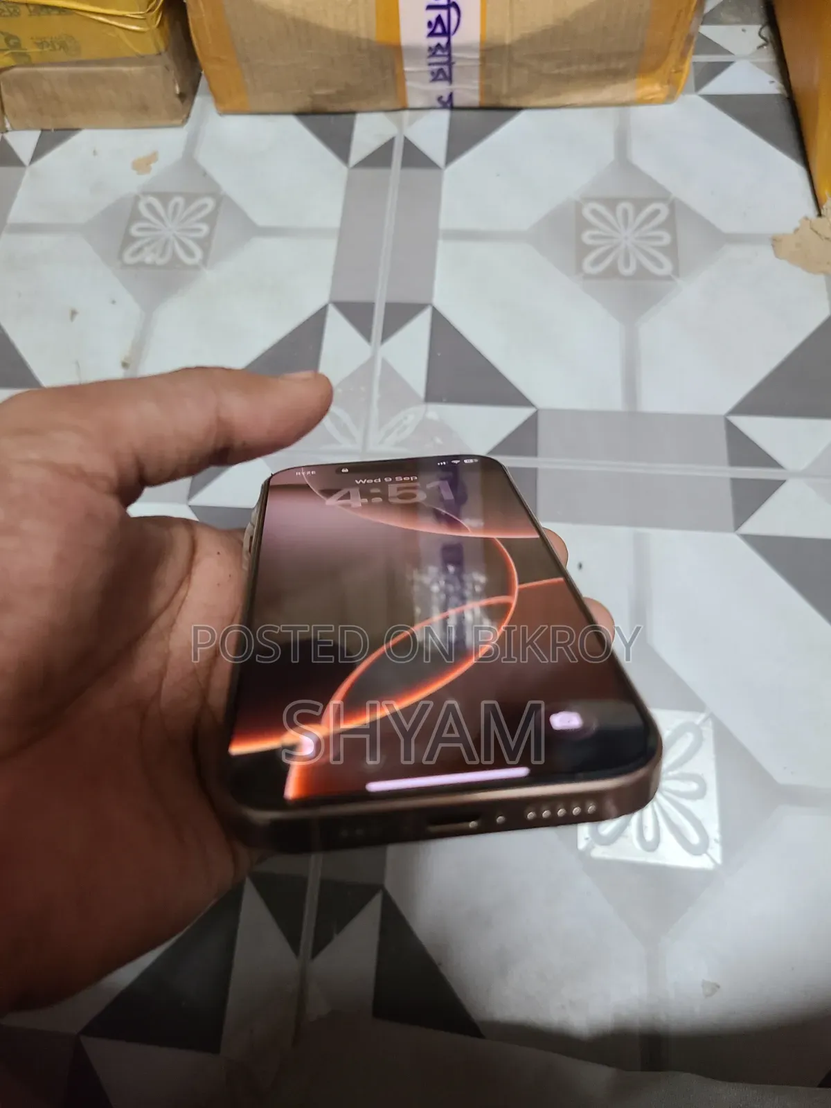 অ্যাপল আইফোন ১৬ প্রো ১২৮ জিবি রোজ গোল্ড