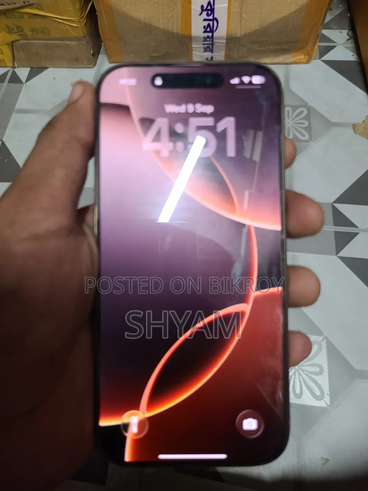 অ্যাপল আইফোন ১৬ প্রো ১২৮ জিবি রোজ গোল্ড
