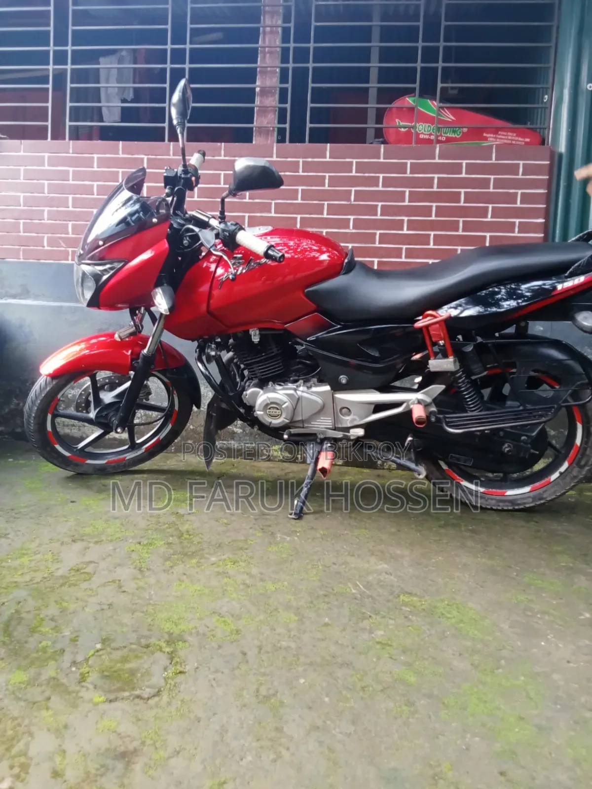 Bajaj Pulsar 150 2016 Red