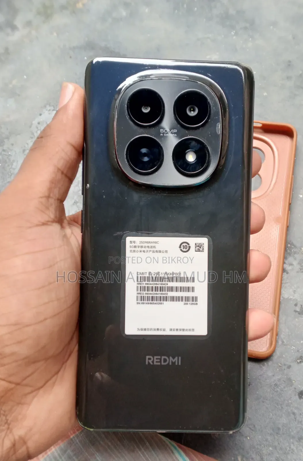 Xiaomi Redmi Note 15 128 GB Black