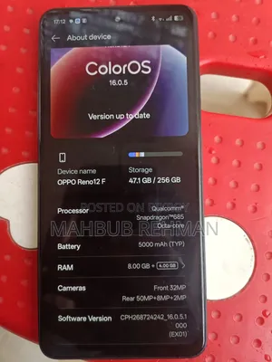 Oppo Reno12 F 5G 256 GB Gray