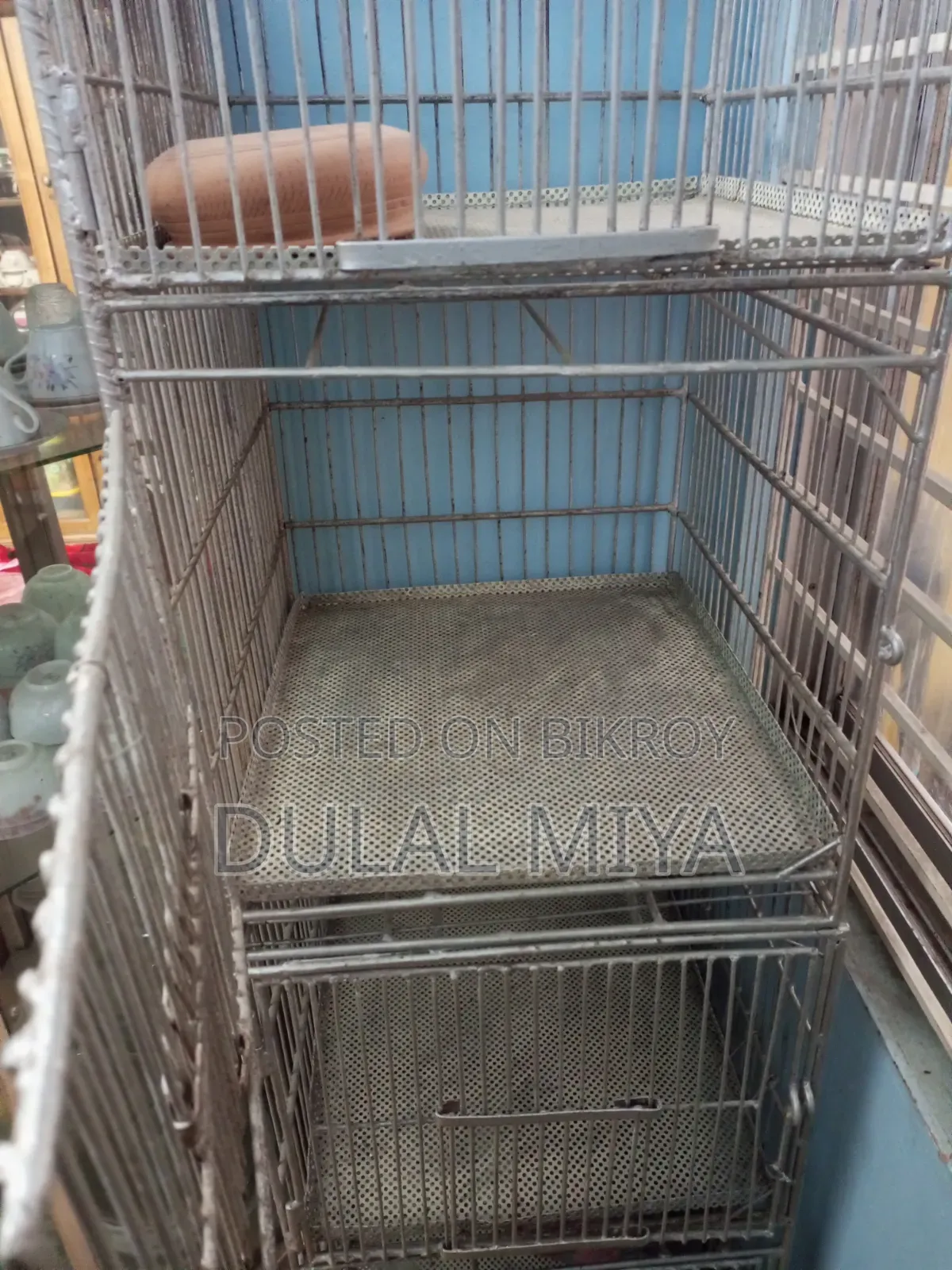 4-Compartment Rod-Made Iron Cage for Sale