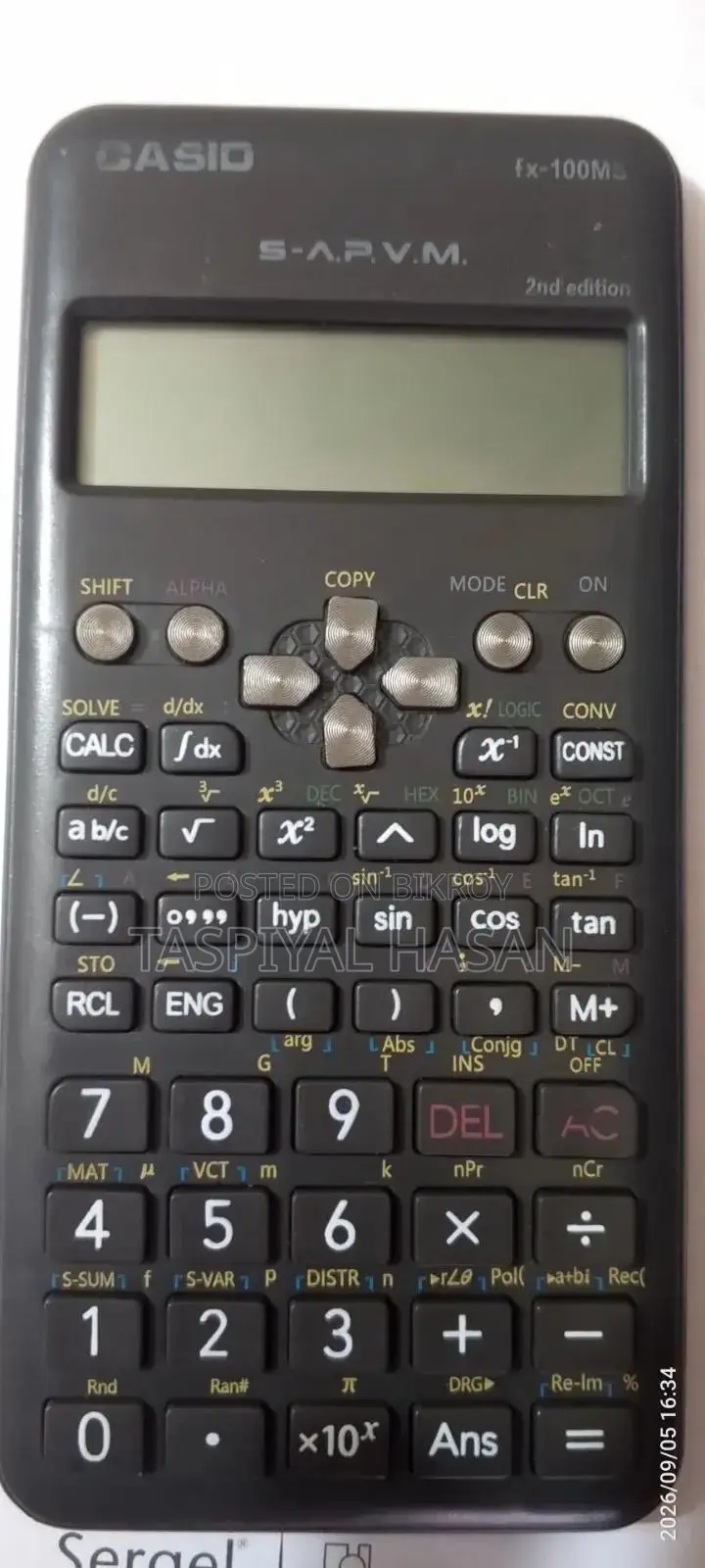 Casio Fx-100ms 2nd Edition Scientific Calculator