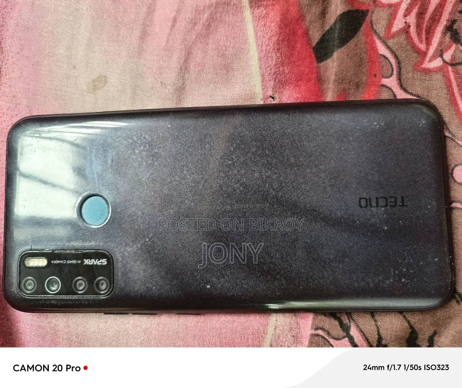 টেকনো স্পার্ক ৪০ ১২৮ জিবি ব্ল্যাক