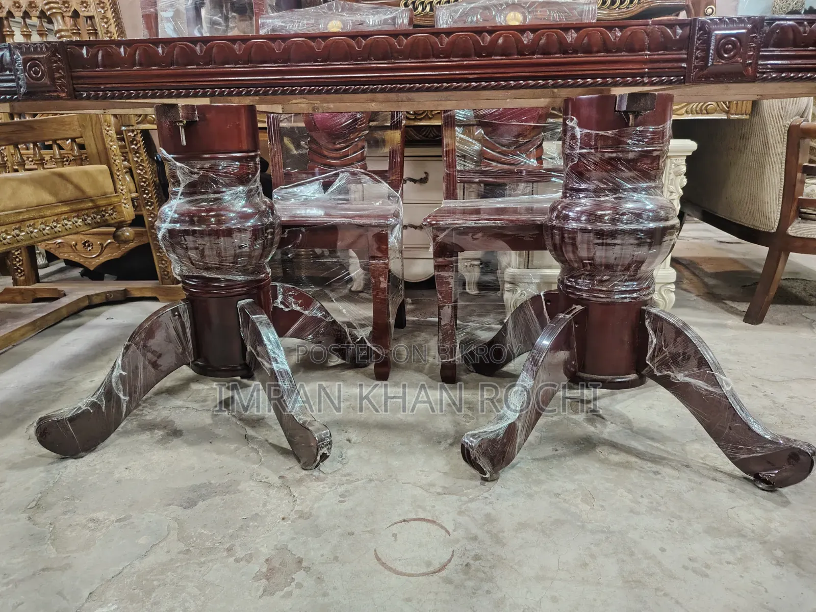 Imported Marbel Dining Table With 6 Chair