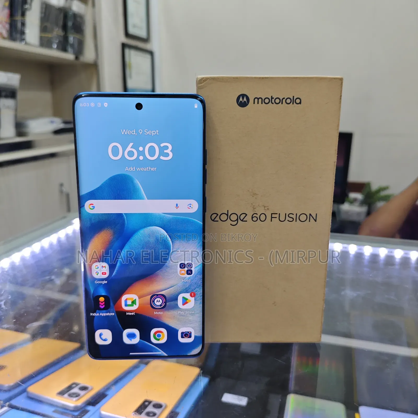 Motorola Edge 60 Fusion 256 GB Blue