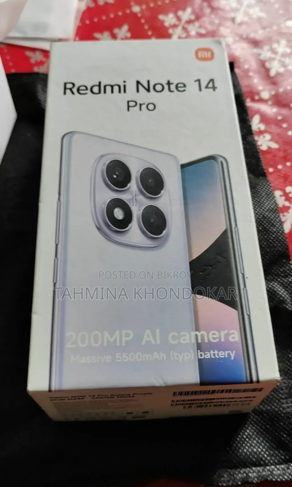 শাওমি রেডমি নোট ১৪ প্রো ২৫৬ জিবি ব্লু