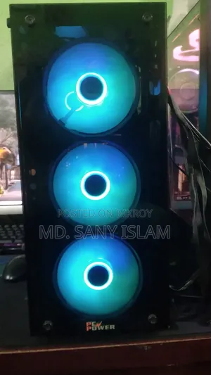 Gaming PC Casing | 4x RGB Fan | Tempered Glass | জরুরি বিক্রি