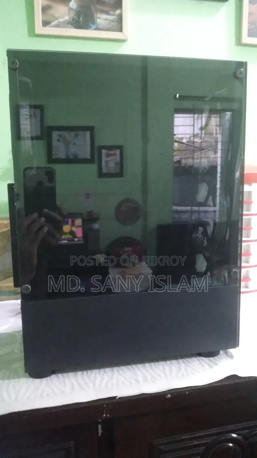 Gaming PC Casing | 4x RGB Fan | Tempered Glass | জরুরি বিক্রি