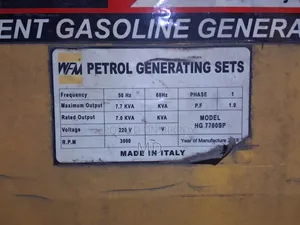 Honda Generator WFM HG7700SP