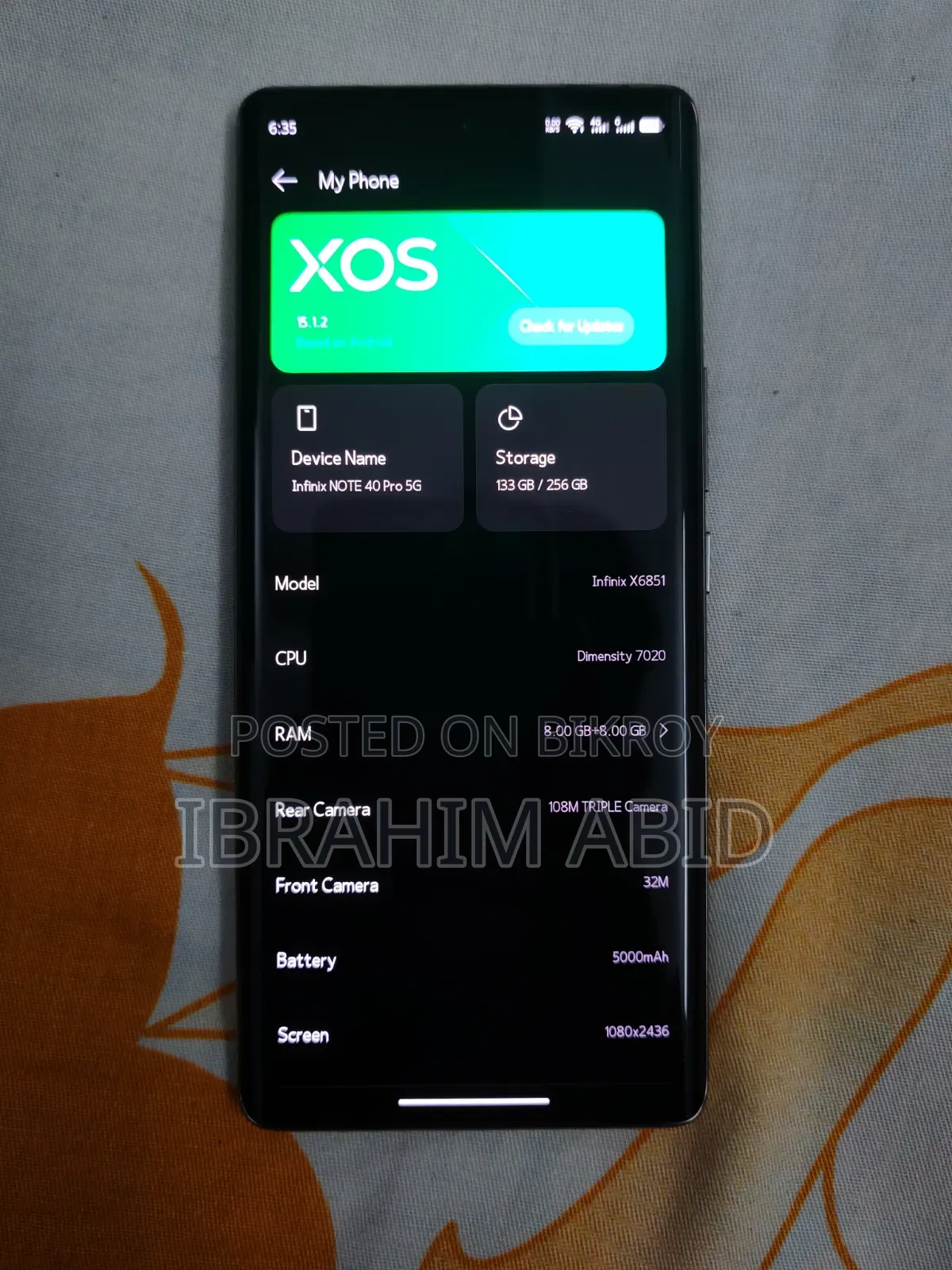 Infinix Note 40 Pro 5G 256 GB Green