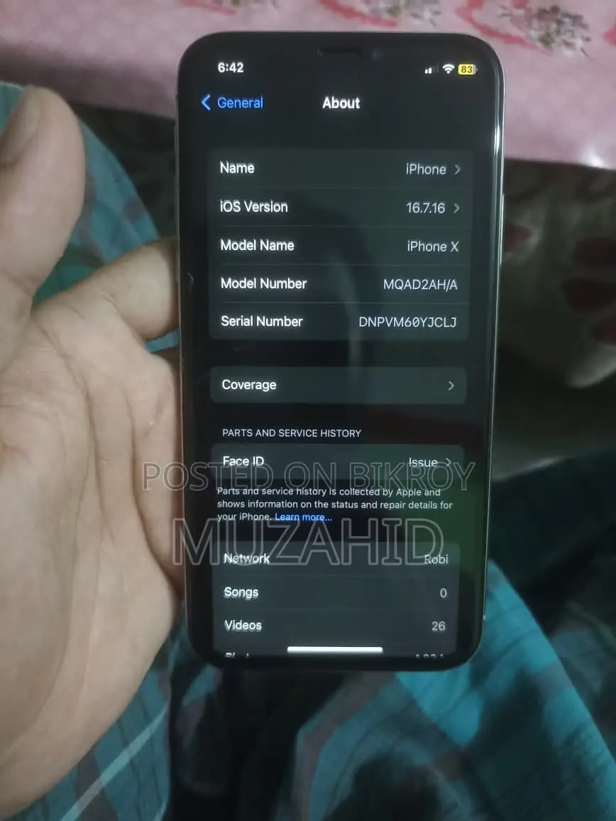 Apple iPhone X 64 GB White