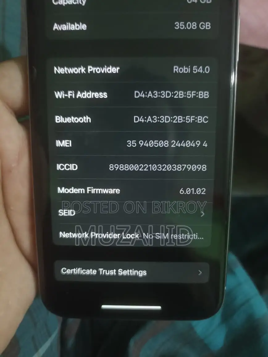 Apple iPhone X 64 GB White