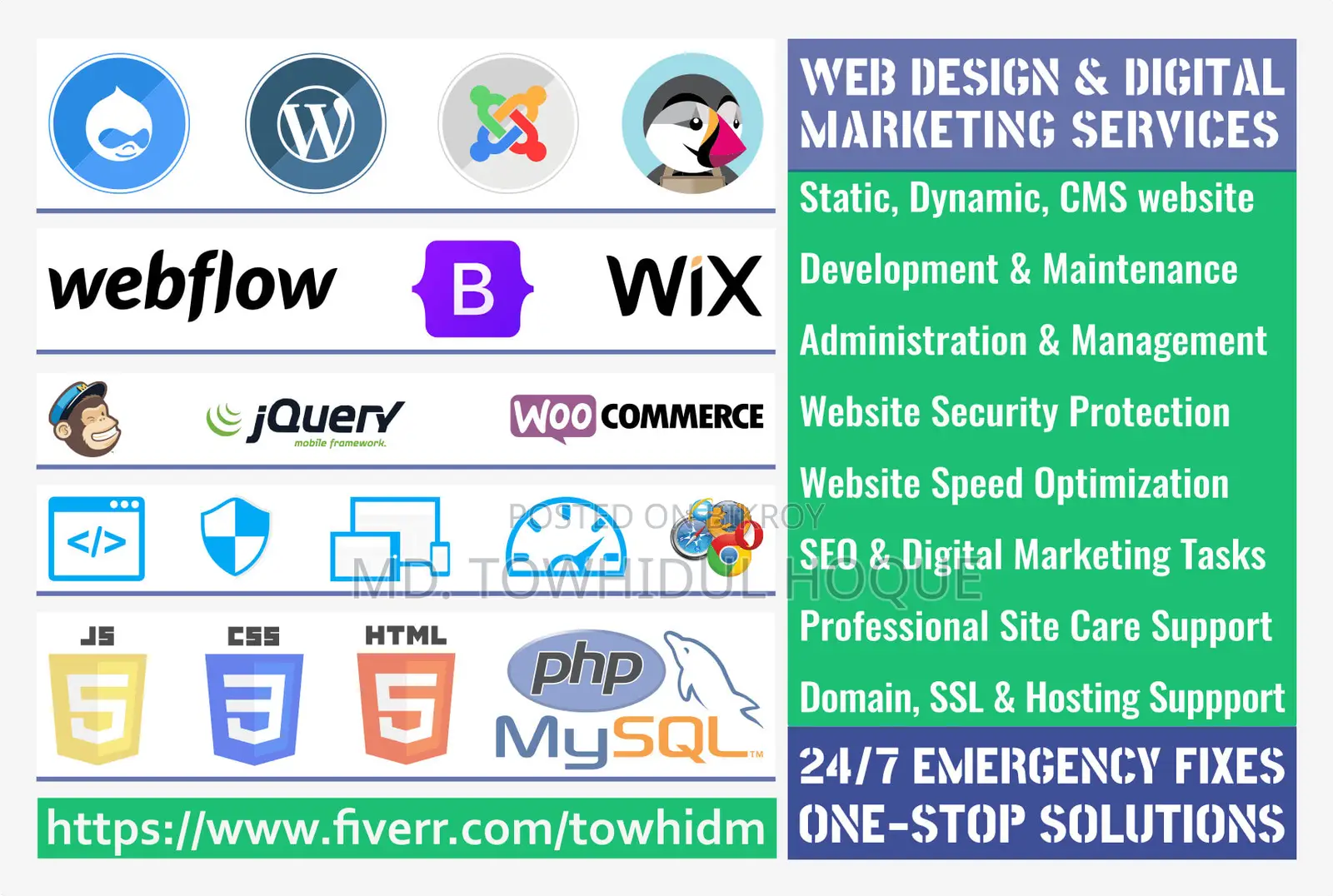 One-Stop Website Solution & Services by Certified Webmaster Since 2005