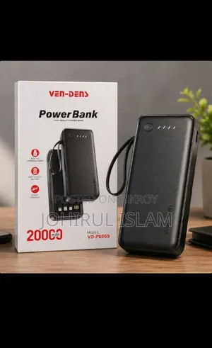 VEN-DENS Brand 20000mAh Power Bank (Model: VD-PB059)