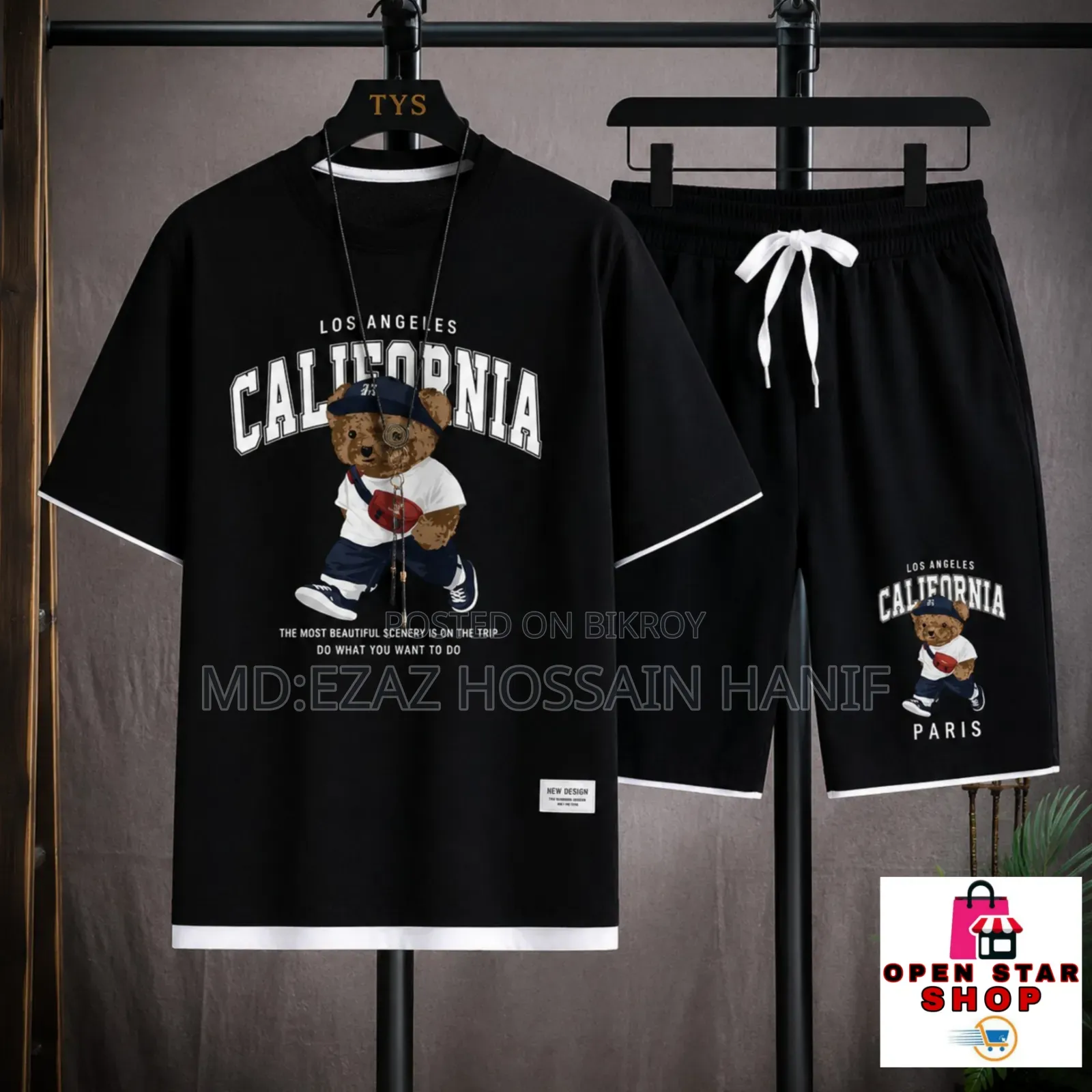 Mash T-Shirt and Short Pant Set
 Mash T-Shirt and Short Pant Set