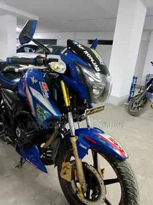 TVS Apache RTR 160 2v Refresh X-connect 2018 Blue