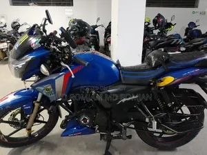 TVS Apache RTR 160 2v Refresh X-connect 2018 Blue
