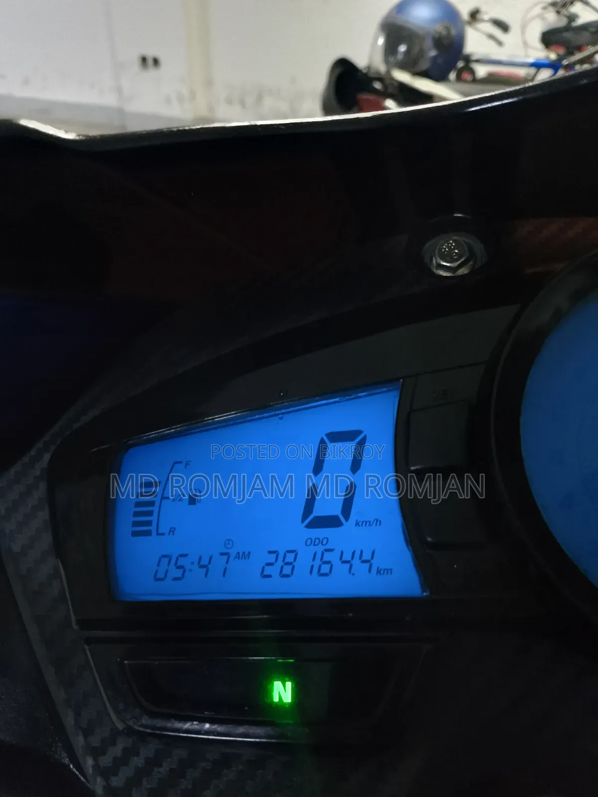 TVS Apache RTR 160 2v Refresh X-connect 2018 Blue