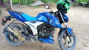 New TVS Apache RTR 160 4V 2022 Blue