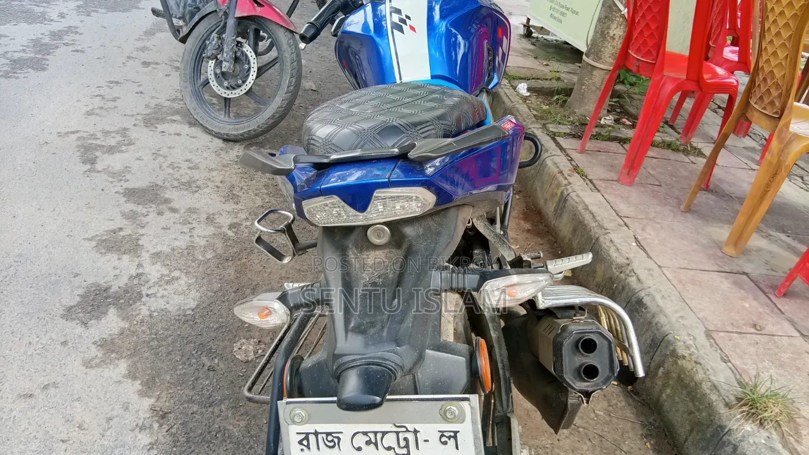 New TVS Apache RTR 160 4V 2022 Blue